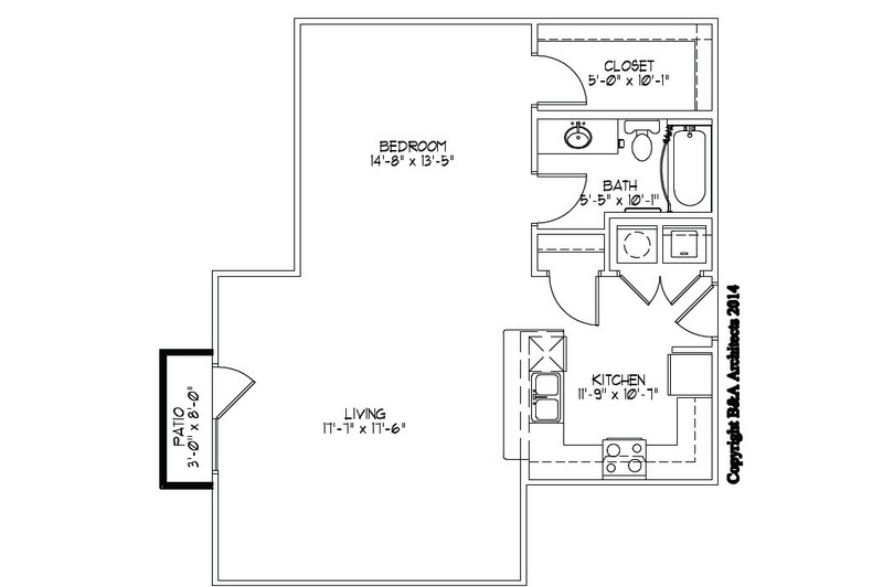Flats - E4 Unit Floorplan