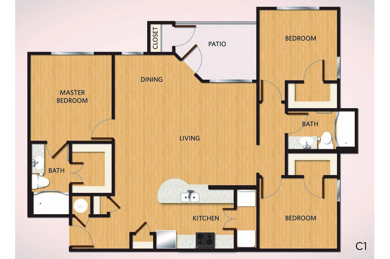 C Unit Floorplan