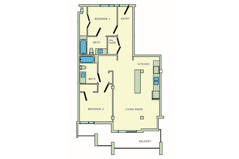 B1 Unit Floorplan