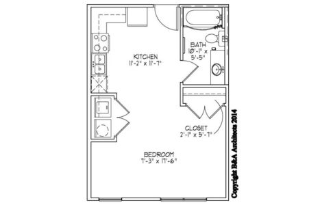 Flats - E1 Unit Floorplan