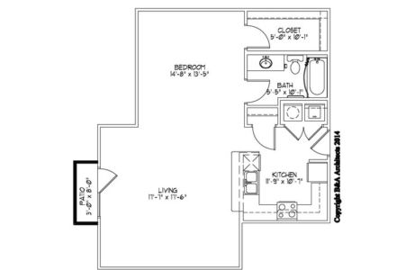 Flats - E4 Unit Floorplan