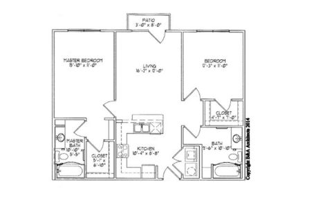Flats - B3 Unit Floorplan