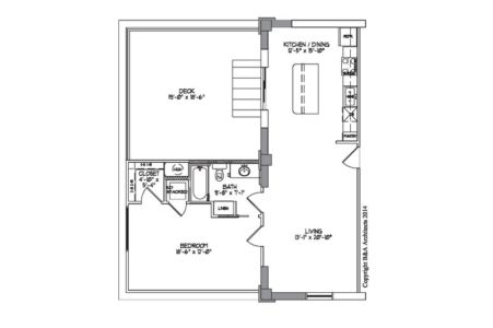 Lofts - A6 Unit Floorplan