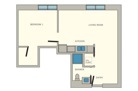 A1 Unit Floorplan